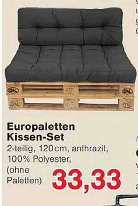 Europaletten Kissen-Set