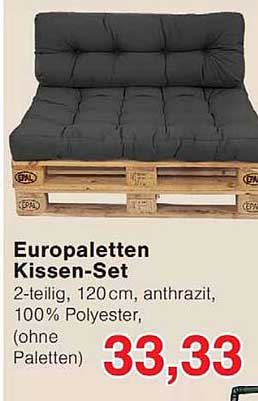 Europaletten Kissen-Set
