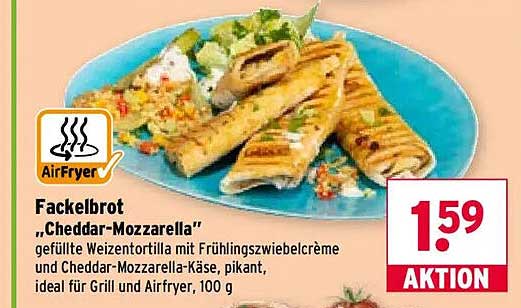Fackelbrot „Cheddar-Mozzarella“