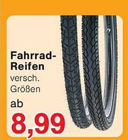 Fahrrad-Reifen versch. Größen ab