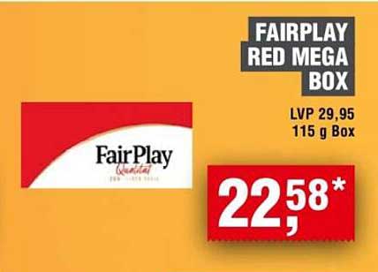 FAIRPLAY RED MEGA BOX