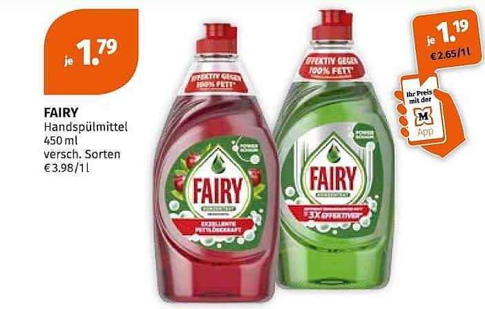 FAIRY Handspülmittel 450 ml versch. Sorten