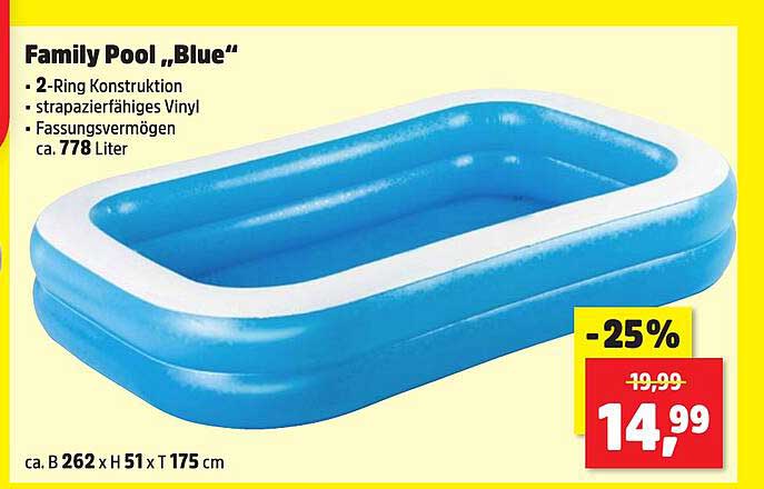 Family Pool „Blue“