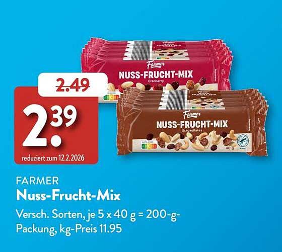 FARMER Nuss-Frucht-Mix