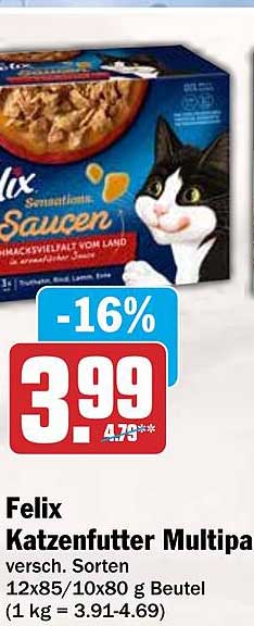 Felix Katzenfutter Multipack