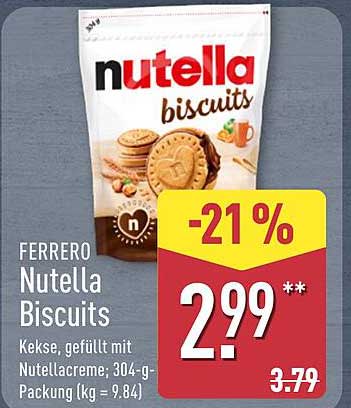 Ferrero Nutella Biscuits