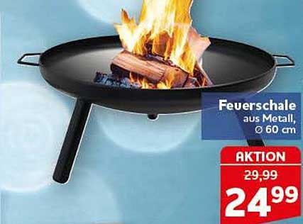 Feuerschale aus Metall, Ø 60 cm