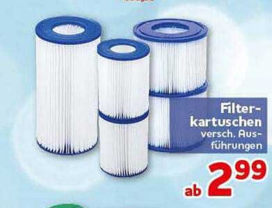 Filterkartuschen versch. Ausführungen