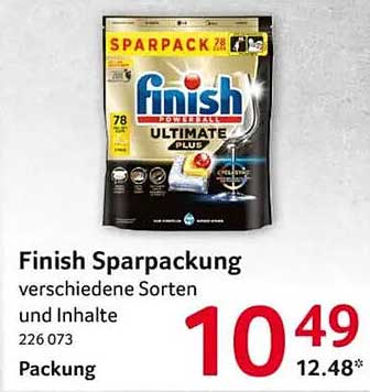 Finish Sparpackung verschiedene Sorten und Inhalte 226 073 Packung