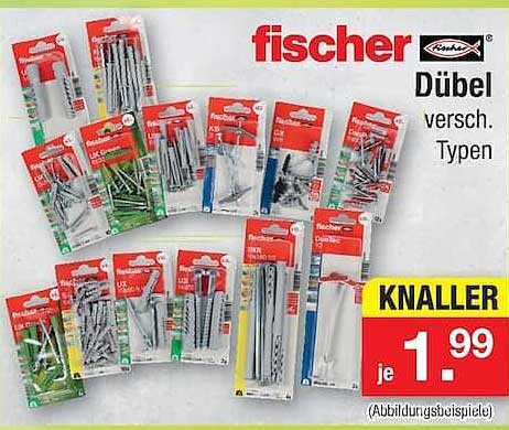 fischer Dübel versch. Typen