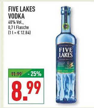 FIVE LAKES VODKA