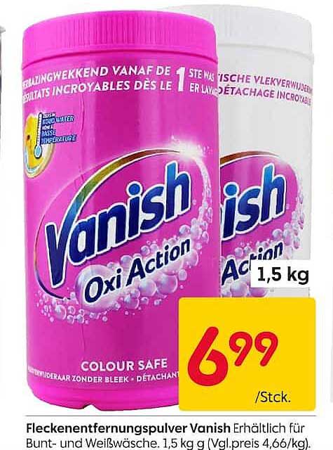 Fleckenentfernungspulver Vanish Oxi Action