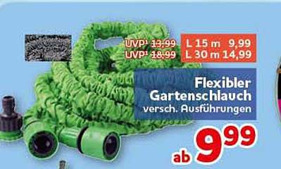 Flexibler Gartenschlauch versch. Ausführungen
