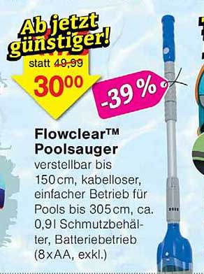 Flowclear™ Poolsauger