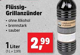 Flüssig-Grillanzünder