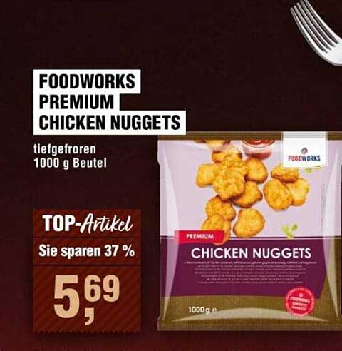 FOODWORKS PREMIUM CHICKEN NUGGETS