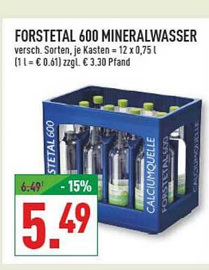 FORSTETAL 600 MINERALWASSER