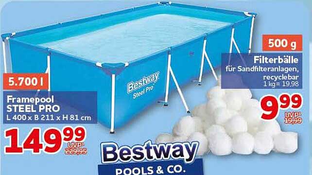 Framepool STEEL PRO L 400 x B 211 x H 81 cm