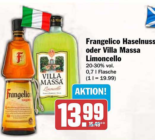 Frangelico Haselnuss oder Villa Massa Limoncello