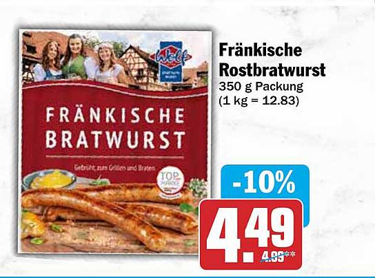 Fränkische Rostbratwurst