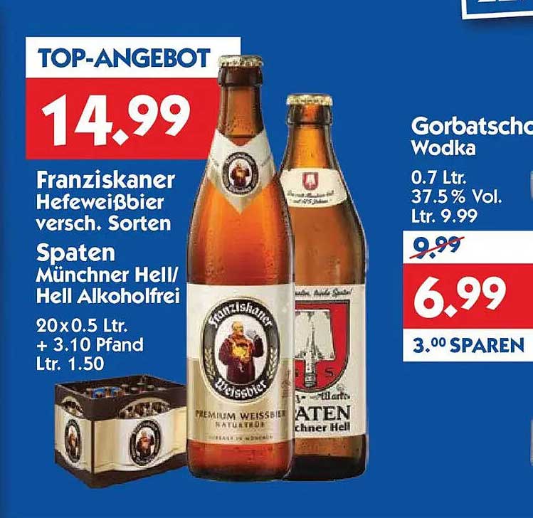Franziskaner Hefeweißbier versch. Sorten