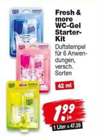 Fresh & more WC-Gel Starter-Kit