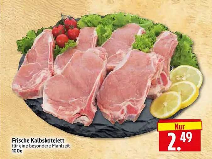 Frische Kalbskotelett