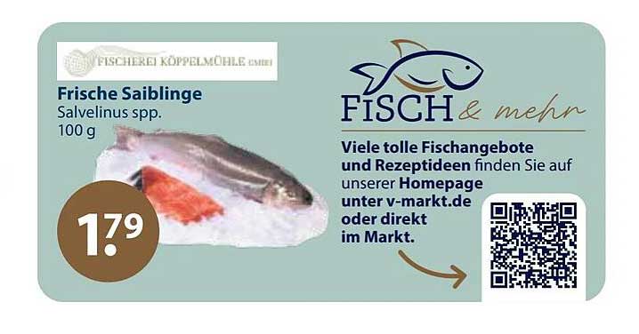 Frische Saiblinge