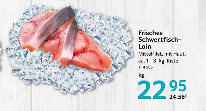 Frisches Schwertfisch-Loin