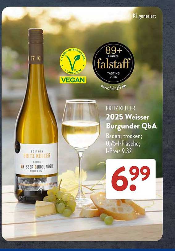 FRITZ KELLER 2025 Weisser Burgunder QbA