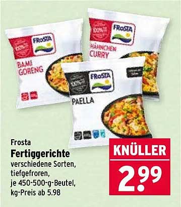 Frosta Fertiggerichte