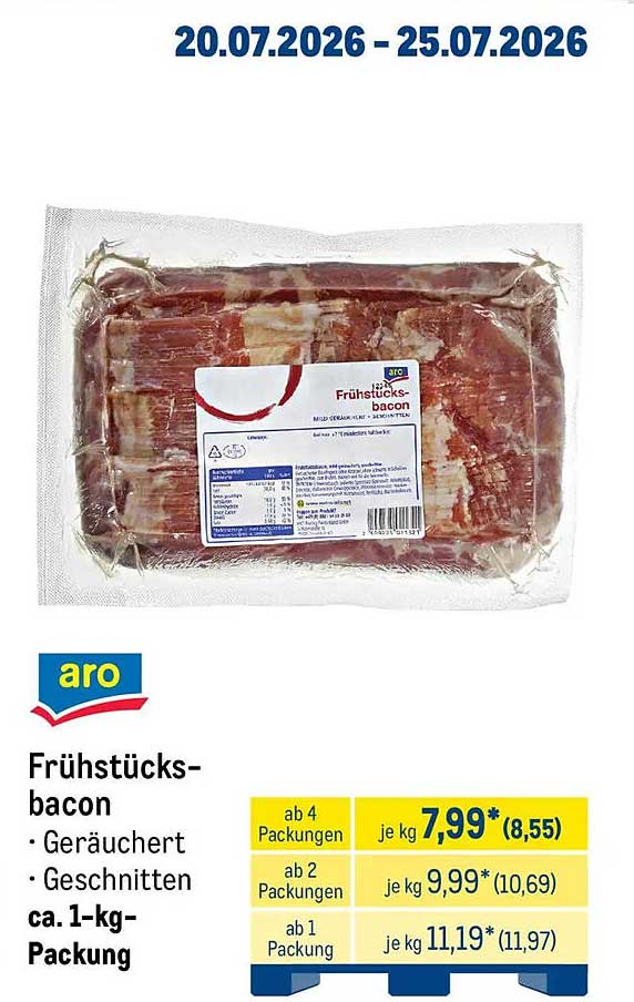 Frühstücksbacon