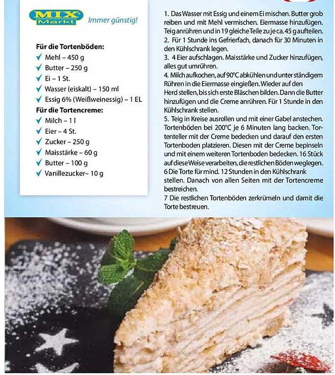 Für die Tortenböden:
