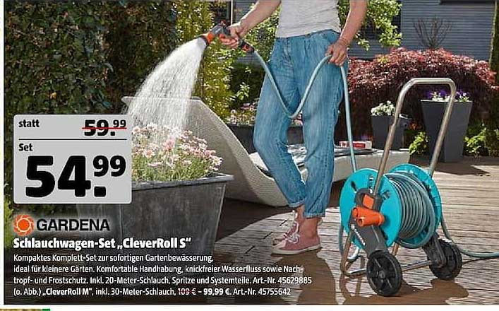 GARDENA Schlauchwagen-Set „CleverRoll S“