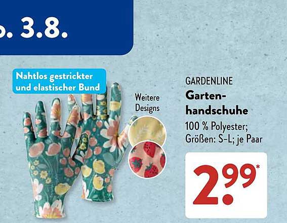 GARDENLINE Gartenhandschuhe
