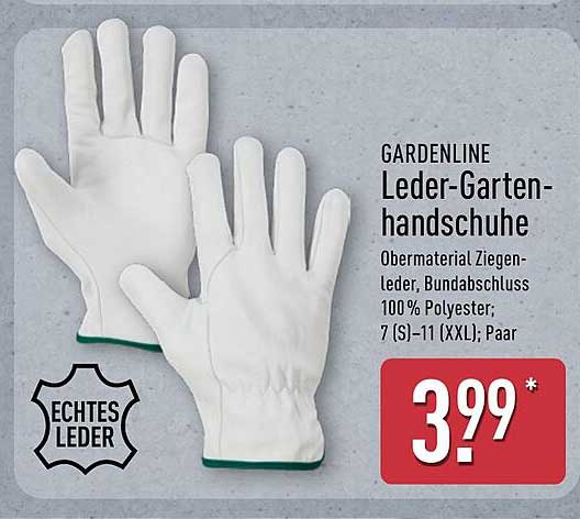 GARDENLINE Leder-Gartenhandschuhe