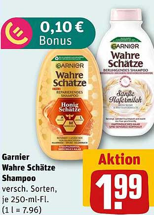Garnier Wahre Schätze Shampoo versch. Sorten, je 250-ml-Fl. (1 l = 7.96)