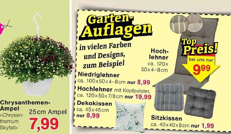 Garten-Auflagen