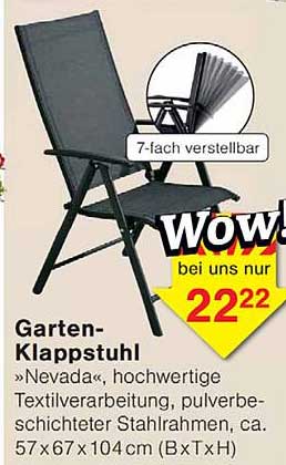 Garten-Klappstuhl »Nevada«