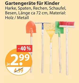 Gartengeräte für Kinder