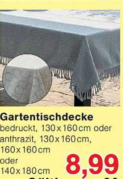 Gartentischdecke