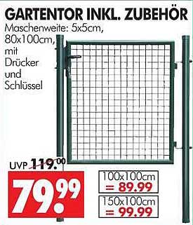 GARTENTOR INKL. ZUBEHÖR