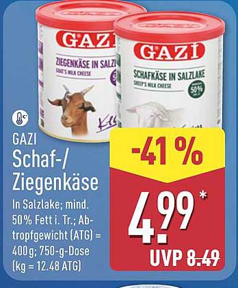 GAZI Schaf-/Ziegenkäse