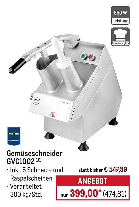 Gemüseschneider GVC1002