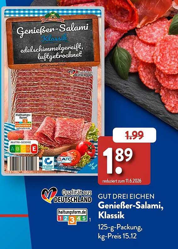 Genießer-Salami, Klassik