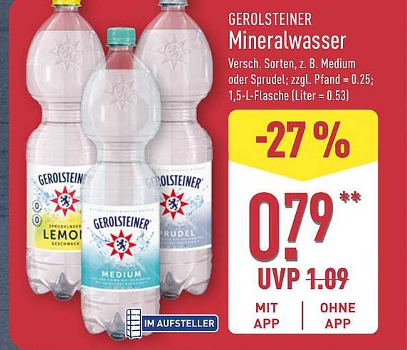 GEROLSTEINER Mineralwasser