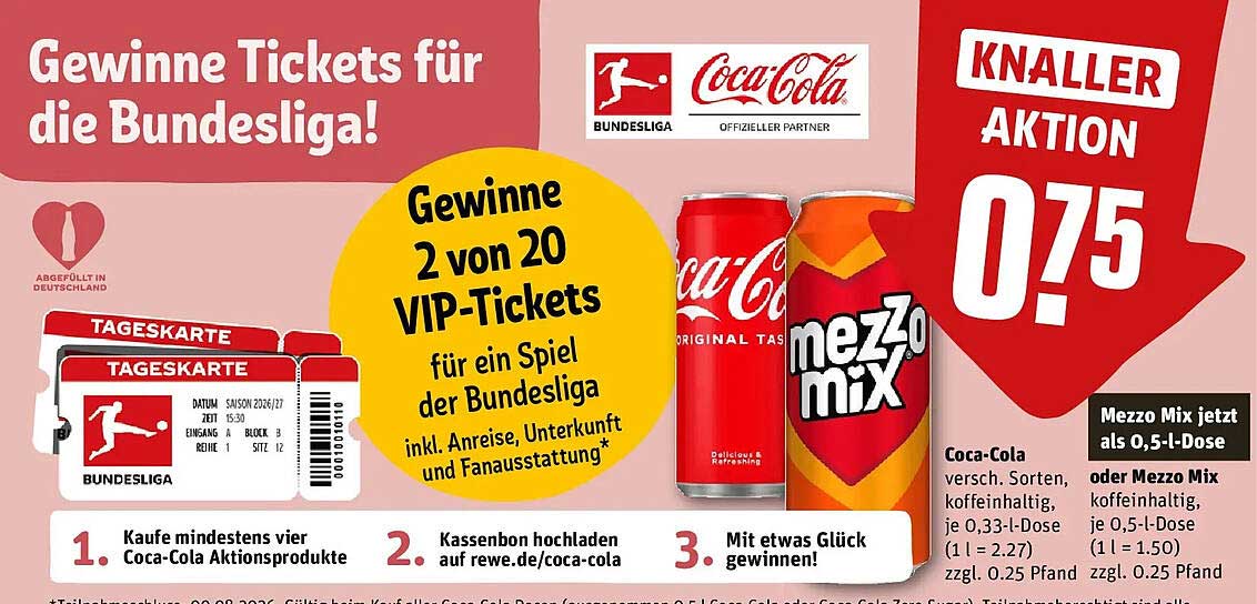 Gewinne Tickets für die Bundesliga!