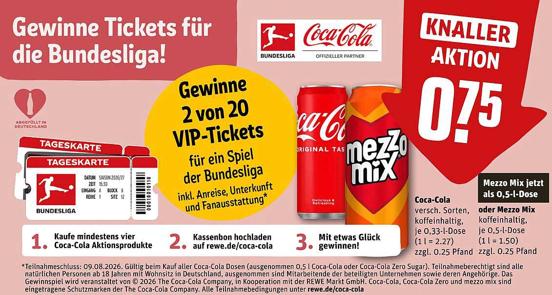 Gewinne Tickets für die Bundesliga!
