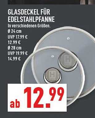 GLASDECKEL FÜR EDELSTAHLPFANNE