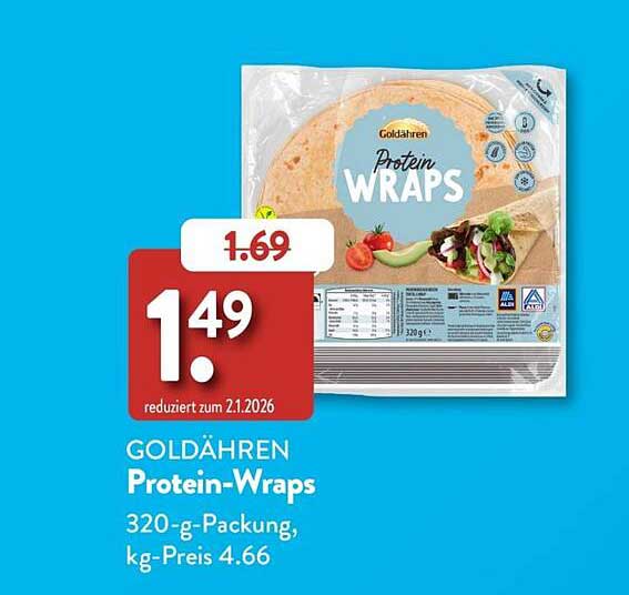 GOLDÄHREN Protein-Wraps